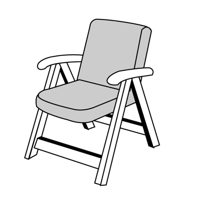 HIT UNI 7846 nízký – polstr na židli a křeslo