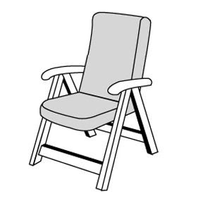 STAR 7028 střední - polstr na židli a křeslo
