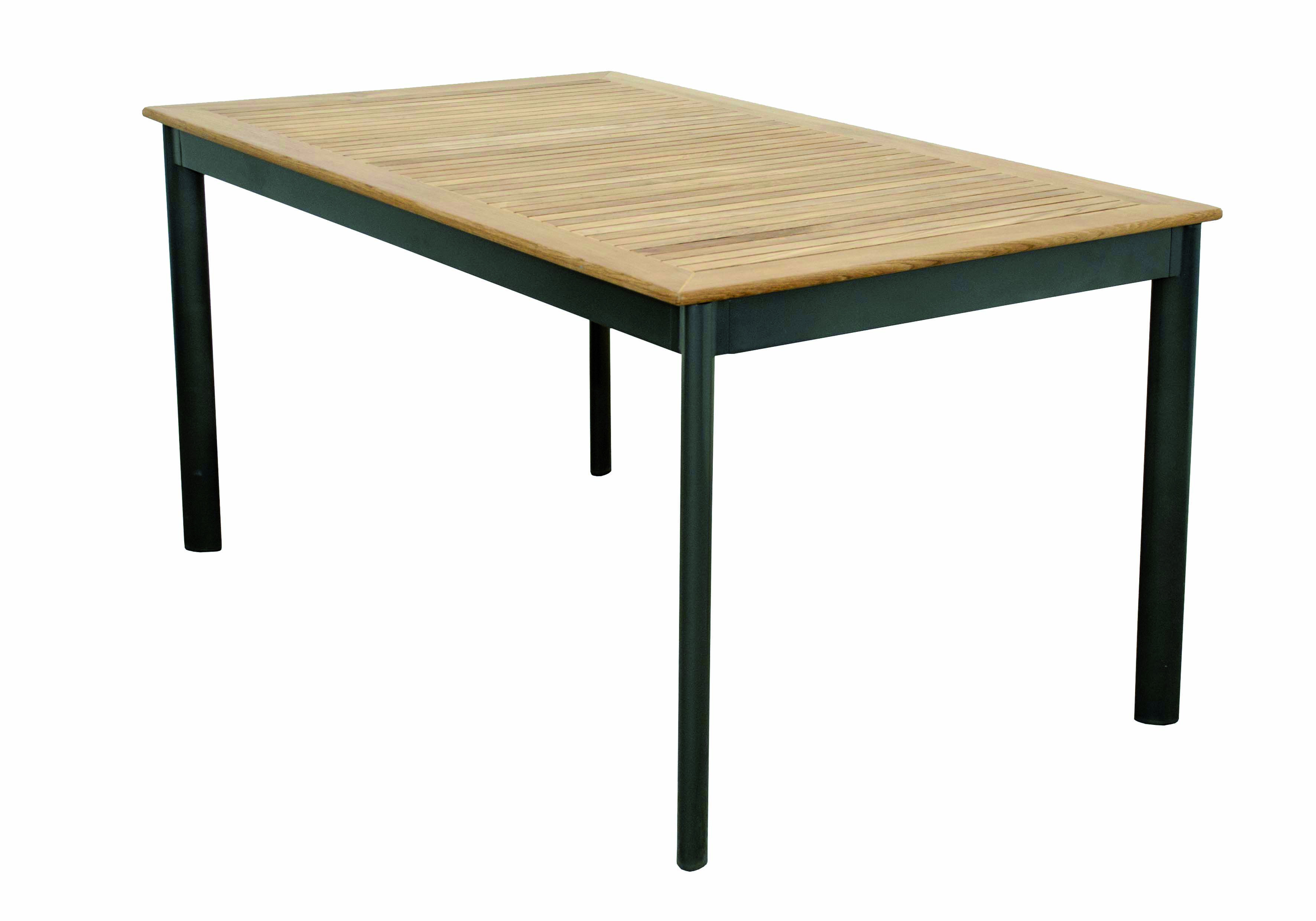 CONCEPT FSC(R) - stůl s teakovou deskou 150 x 90 x 75 cm