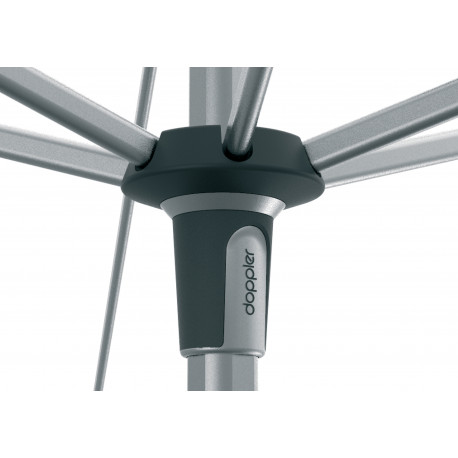 Slunečník s automatickým naklápěním klikou Doppler EXPERT 320 cm - antracit (obrázek 9)