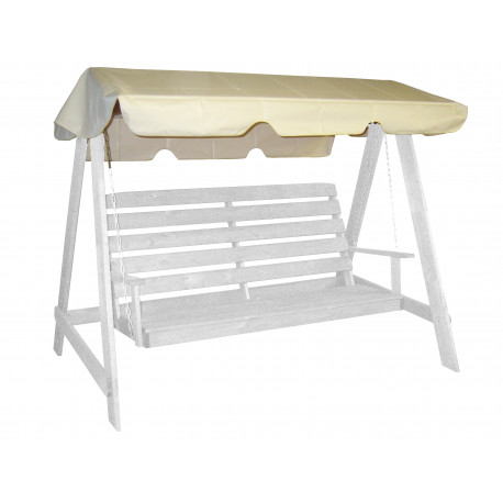 Doppler Náhradní střecha na houpačka WÖRTHERSEE 3-sed : Desén látky - 820