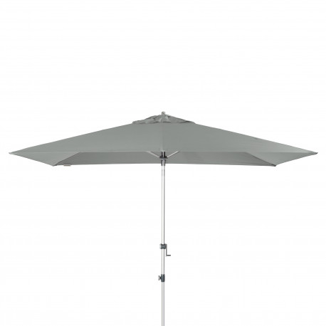 Naklápěcí zahradní slunečník s klikou Doppler EXPERT 3 x 2 m - světle šedý