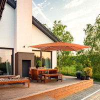 ALU EXPERT Teleskop 3,5 x 3,5 m - zahradní slunečník