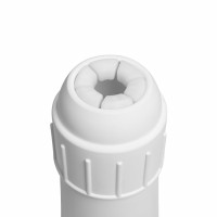 Stojan pro velké slunečníky 70 l bílý