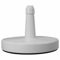 Stojan pro velké slunečníky 70 l bílý