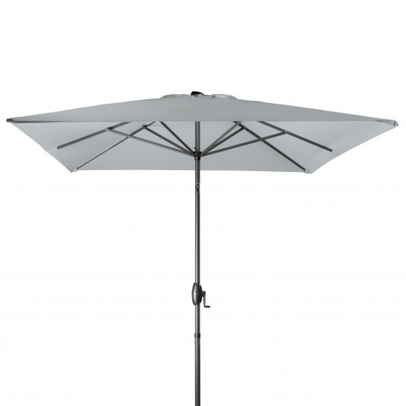 Naklápěcí slunečník s klikou Derby Basic Lift NEO 2,5 x 2 m - světle šedý