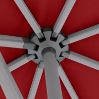 KNIRPS 320 x 320 - luxusní výkyvný zahradní slunečník s boční tyčí