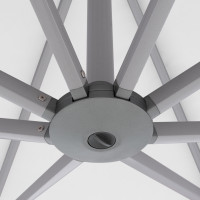 KNIRPS 320 x 320 - luxusní výkyvný zahradní slunečník s boční tyčí