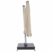 KNIRPS 320 x 320 - luxusní výkyvný zahradní slunečník s boční tyčí