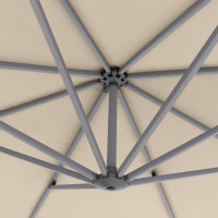 KNIRPS 320 x 320 - luxusní výkyvný zahradní slunečník s boční tyčí