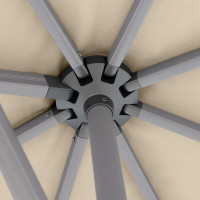 KNIRPS 320 x 320 - luxusní výkyvný zahradní slunečník s boční tyčí