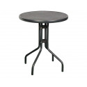 RAINBOW - ocelový stůl s keramickou deskou kulatý Ø 60 cm