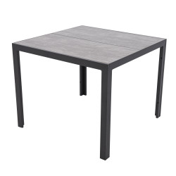 BERGAMO - hliníkový zahradní stůl 90x90 cm