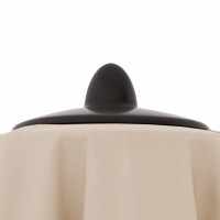 ALU WOOD XL 400 x 300 cm - výkyvný zahradní slunečník s boční tyčí