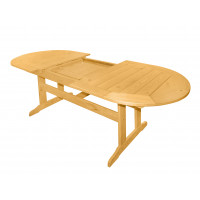 DOVER - dřevěný rozkládací stůl ze severské borovice 160/210x90x74,5 cm
