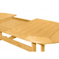 DOVER - dřevěný rozkládací stůl ze severské borovice 160/210x90x74,5 cm