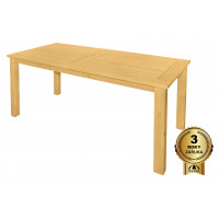 DOVER - dřevěný stůl ze severské borovice 165x80x74,5 cm
