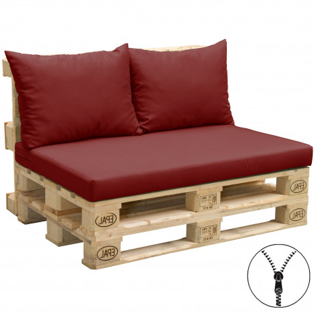 Doppler Polstry na paletové sezení sedák + 2x polštář : Desén látky - 8833