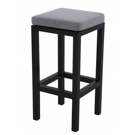 Doppler EXPERT antracit - zahradní gastro barová židle s polstrem