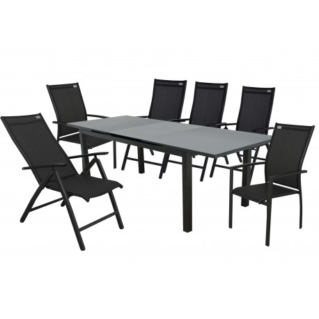 Hliníková sedací souprava 4+2+1 Doppler FIRENZE EXPERT