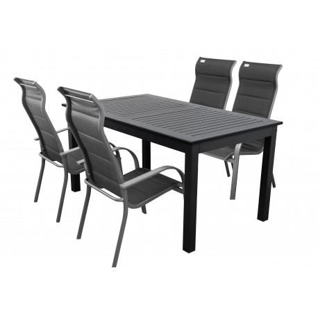 Hliníková sedací souprava 4+1 Doppler EXPERT MIAMI