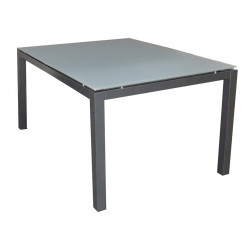 SALERNO - hliníkový zahradní stůl 90x90x74 cm