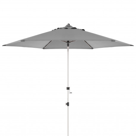 Slunečník s automatickým naklápěním klikou Doppler EXPERT 280 cm - světle šedý