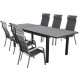 FIRENZE MIAMI šedá - zahradní hliníková sedací souprava 6+1