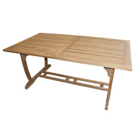 TECTONA - dřevěný rozkládací stůl 180/240x100 cm