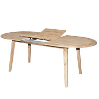 TECTONA - dřevěný rozkládací stůl 150/200x95x75 cm