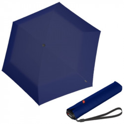 KNIRPS US.050 NAVY - lehký dámský skládací plochý deštník