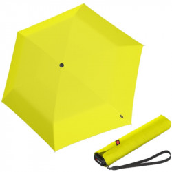 KNIRPS US.050 YELLOW - lehký dámský skládací plochý deštník