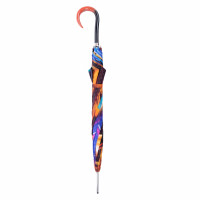 Elegance Boheme Flame - dámský luxusní deštník s abstraktním potiskem plamenů