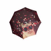Modern Art LOVELY CAT - dámský plně automatický deštník