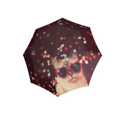 Modern Art LOVELY CAT - dámský plně automatický deštník