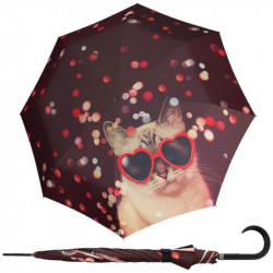 Modern Art LOVELY CAT - holový vystřelovací deštník