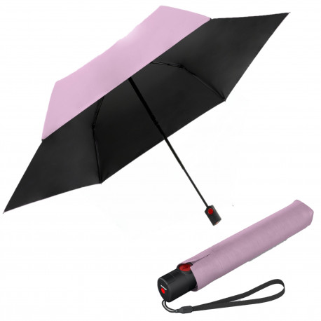 Elegantní dámský plně automatický deštník - Knirps U.200 ROSE WITH BLACK