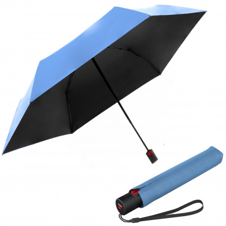 Elegantní dámský plně automatický deštník - Knirps U.200 BLUE WITH BLACK