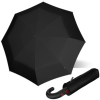 KNIRPS T.260 Meduim Duomatic BLACK - elegantní pánský plně automatický deštník