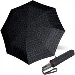 KNIRPS T.400 PRINTS CHECK - elegantní pánský plně automatický deštník