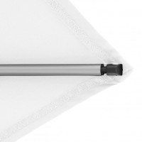 KNIRPS Silver 230 x 150 cm - prémiový zahradní slunečník s klikou a středovou tyčí