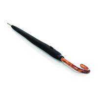 KNIRPS T.771 LONG BLACK - pánský holový vystřelovací deštník