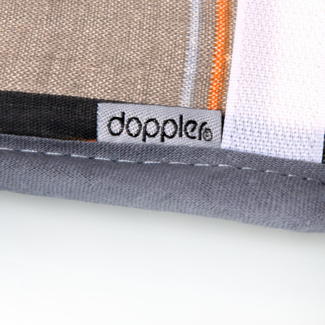 Doppler Sedák na 2místnou lavici 110 x 45 x 6 cm, hnědá (obrázek 6)