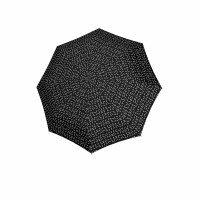 KNIRPS A.050 2DANCE BLACK - elegantní dámský skládací deštník