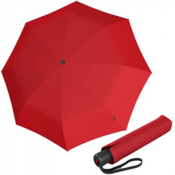 KNIRPS A.200 MEDIUM RED - elegantní dámský plnoautomatický deštník