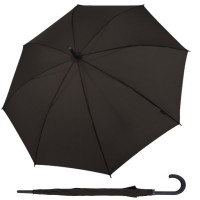 Hit Stick Long Automatic BLACK - dámský holový vystřelovací deštník
