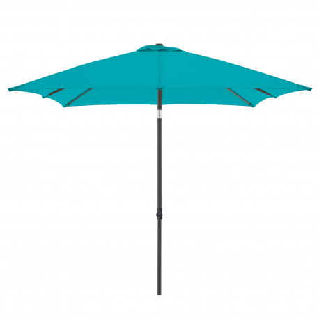 Naklápěcí slunečník Derby Basic Push Up 210 x 210 cm - modrý