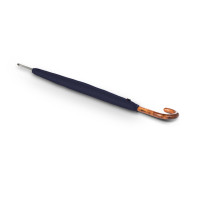 KNIRPS T.771 LONG NAVY - pánský holový vystřelovací deštník