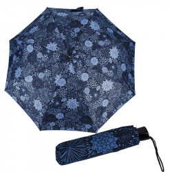 Fiber Mini Style - turquoise flower  - dámský skládací deštník