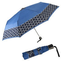 Fiber Mini Style - turquoise viola  - dámský skládací deštník